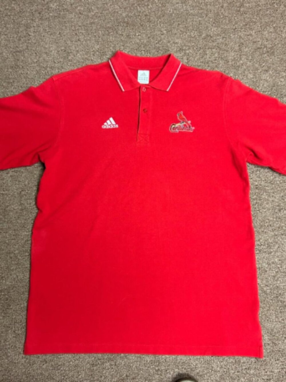 2000s Adidas Cardinals polo